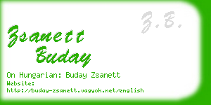 zsanett buday business card